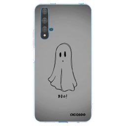 Átlátszó szilikon tok az alábbi mobiltelefonokra Huawei Nova 5T - Ghost