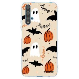 Átlátszó szilikon tok az alábbi mobiltelefonokra Huawei Nova 5T - Halloween 26