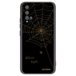 Fekete szilikon tok az alábbi mobiltelefonokra Huawei Nova 5T - Delicate danger