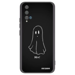 Fekete szilikon tok az alábbi mobiltelefonokra Huawei Nova 5T - Ghost 2