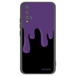 Fekete szilikon tok az alábbi mobiltelefonokra Huawei Nova 5T - Purple spooky