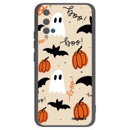 Fekete szilikon tok az alábbi mobiltelefonokra Huawei Nova 5T - Halloween 26
