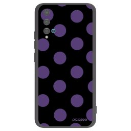 Fekete szilikon tok az alábbi mobiltelefonokra Huawei Nova 5T - Big flickers