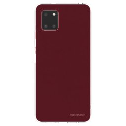 Átlátszó szilikon tok az alábbi mobiltelefonokra Samsung Galaxy Note 10 Lite N770F - Burgundy red