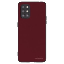 Fekete szilikon tok az alábbi mobiltelefonokra OnePlus 8T - Burgundy red