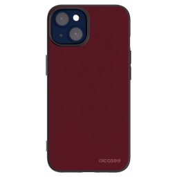Fekete szilikon tok az alábbi mobiltelefonokra Apple iPhone 14 - Burgundy red