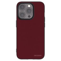 Fekete szilikon tok az alábbi mobiltelefonokra Apple iPhone 15 Pro - Burgundy red