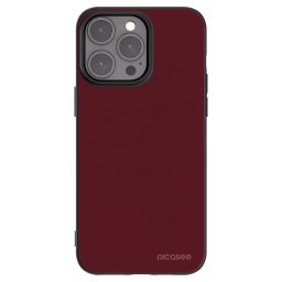 Fekete szilikon tok az alábbi mobiltelefonokra Apple iPhone 15 Pro Max - Burgundy red