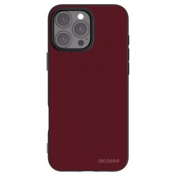 Fekete szilikon tok az alábbi mobiltelefonokra Apple iPhone 16 Pro Max - Burgundy red