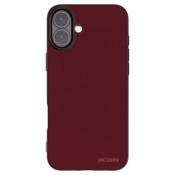 Fekete szilikon tok az alábbi mobiltelefonokra Apple iPhone 16 Plus - Burgundy red