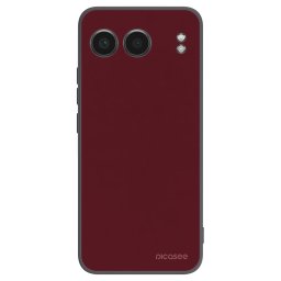 Fekete szilikon tok az alábbi mobiltelefonokra OnePlus Nord 4 - Burgundy red
