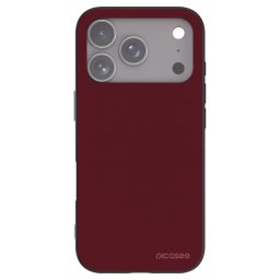 Fekete szilikon tok az alábbi mobiltelefonokra Apple iPhone 17 Pro - Burgundy red