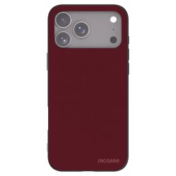 Fekete szilikon tok az alábbi mobiltelefonokra Apple iPhone 17 Pro Max - Burgundy red
