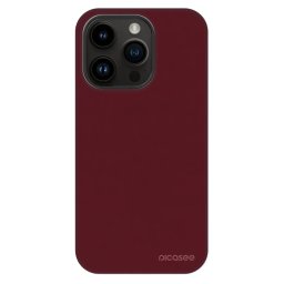 Fashion Case MagSafe Apple iPhone 14 Pro - Burgundy red