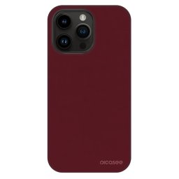 Fashion Case MagSafe Apple iPhone 14 Pro Max - Burgundy red