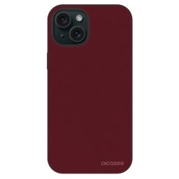 Fashion Case MagSafe Apple iPhone 15 - Burgundy red