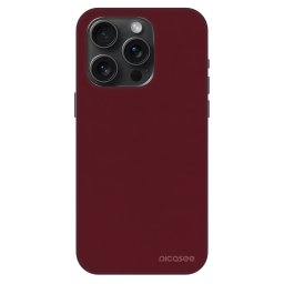 Fashion Case MagSafe Apple iPhone 15 Pro - Burgundy red