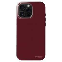Fashion Case MagSafe Apple iPhone 16 Pro Max - Burgundy red