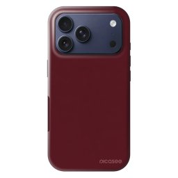 Fashion Case MagSafe Apple iPhone 17 Pro - Burgundy red