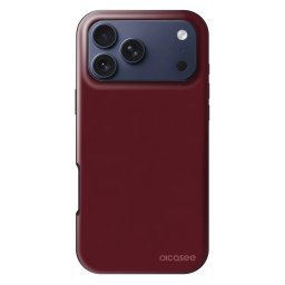 Fashion Case MagSafe Apple iPhone 17 Pro Max - Burgundy red