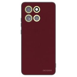 Fekete szilikon tok az alábbi mobiltelefonokra Motorola Moto G86 Power 5G - Burgundy red