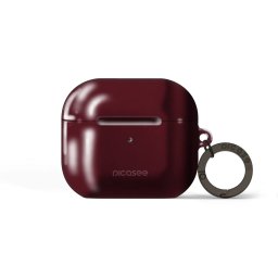 Obal pro Apple AirPods 3 - Burgundy red