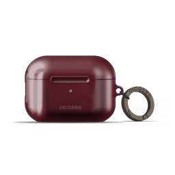 Obal pro Apple AirPods Pro 1 - Burgundy red
