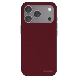 Fekete szilikon tok az alábbi mobiltelefonokra Apple iPhone 18 Pro - Burgundy red