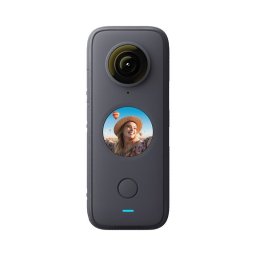 Insta360 ONE X2 kültéri akciókamera, vízálló, két 360°-os objektív, 30 fps, hangvezérlés