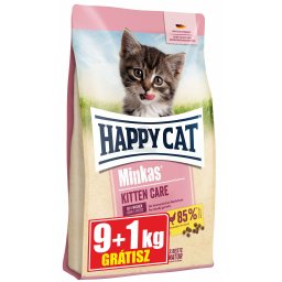 Happy Cat Minkas Kitten Care - baromfi 9 + 1 kg
