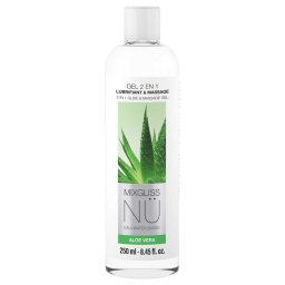 Mixgliss Nu Aloe Vera - nuru masszázs gél és síkosító (250ml)