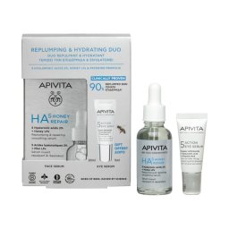 Apivita Bee Tech HA5 Honey feltöltő, regeneráló és bőrsimító szérum csomag 30+5 ml