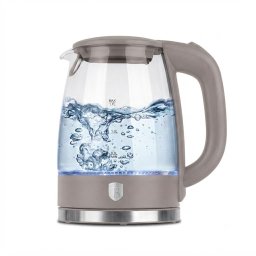 Berlinger Haus Vízforraló 1,7L 2200W műanyag + üveg Taupe Collection BH/9814