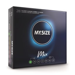My Size - Mix 47. - egyedi méretű, vegyes óvszercsomag óvszer (47 mm, 28 db)