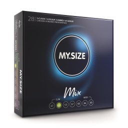 My Size - Mix 49. - egyedi méretű, vegyes óvszercsomag (49 mm, 28 db)