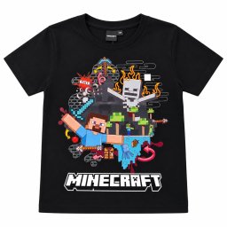 Minecraft Battle Chaos gyerek rövid póló, felső 11 év / 146 cm