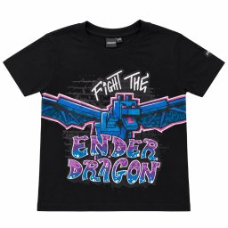 Minecraft Ender Dragon gyerek rövid póló, felső 9 év / 134 cm