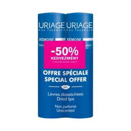 Uriage Xémose ajakápoló stift száraz ajkakra duo csomag 4+4g