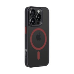 Tactical MagForce Hyperstealth 2.0 Apple iPhone 15 Pro tok, fekete/piros