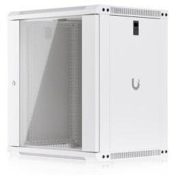 Ubiquiti UACC-RACK-12U-WALL-450-G 19" 12U 635x550x450mm MAX:50kg üvegajtós fehér fali rack szekrény
