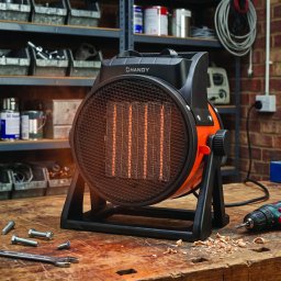 Elektromos hősugárzó ventillátoros 1000/2000W 230V