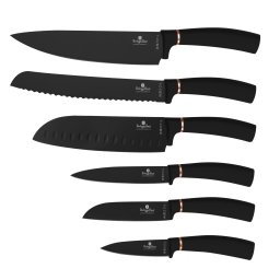 Berlinger Haus Késkészlet 6 részes tapadásmentes Black Rose Collection BH/2337N