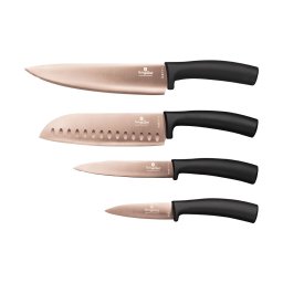 Berlinger Haus Késkészlet 4 részes tapadásmentes Black Rose Collection BH/2385NA