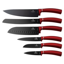 Berlinger Haus Késkészlet 6 részes tapadásmentes Burgundy Edition BH/2542N