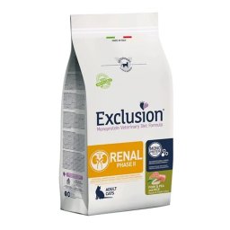 Exclusion CAT RENAL II PORK AND PEA AND RICE VERY LOW PROTEIN 1,5 kg