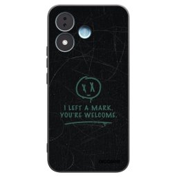 Fekete szilikon tok az alábbi mobiltelefonokra Xiaomi Redmi Note 17 5G - LEFT A MARK