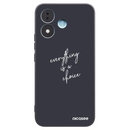 Fekete szilikon tok az alábbi mobiltelefonokra Xiaomi Redmi Note 17 5G - Everything is a choice