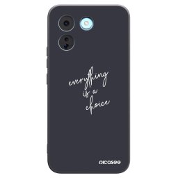 Fekete szilikon tok az alábbi mobiltelefonokra Xiaomi Redmi Note 17 Pro MAX 5G - Everything is a choice