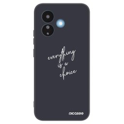 Fekete szilikon tok az alábbi mobiltelefonokra Xiaomi Redmi Note 17 Pro 5G - Everything is a choice