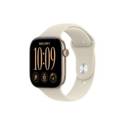 Apple Watch S12 GPS 42mm Light Gold Aluminium Case with Sand Sport Band - M/L